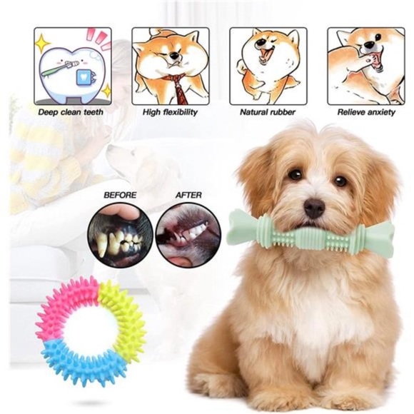 Dog Chew Toys for Puppy Teething - 20 Pack Indestructible Pet Dog Toys for Puppy - Picture 4 of 8